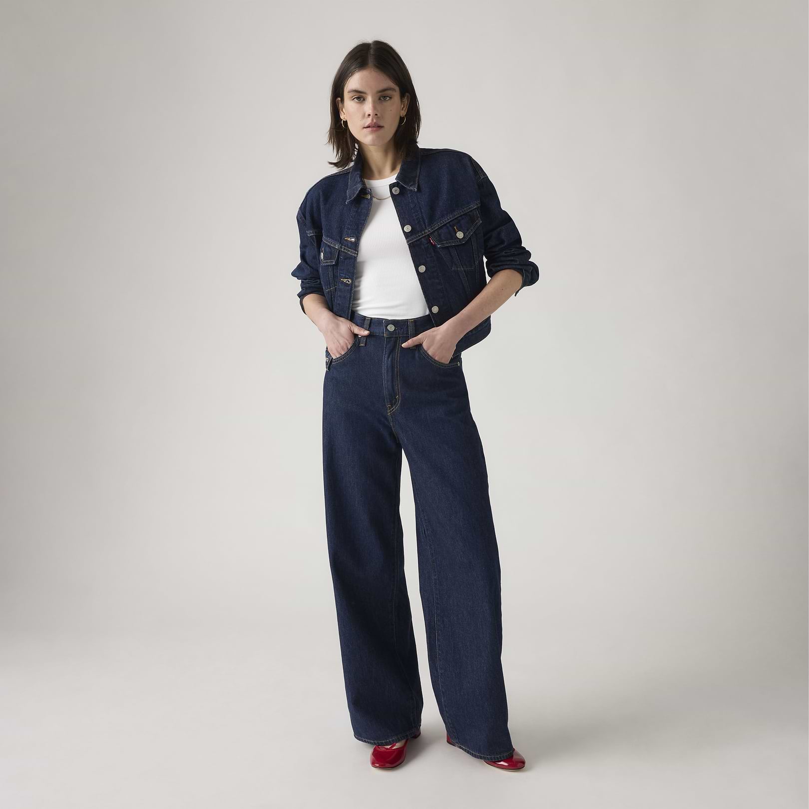 Cinch Baggy Lightweight Women's Jeans - Dark Wash | Levi's® US