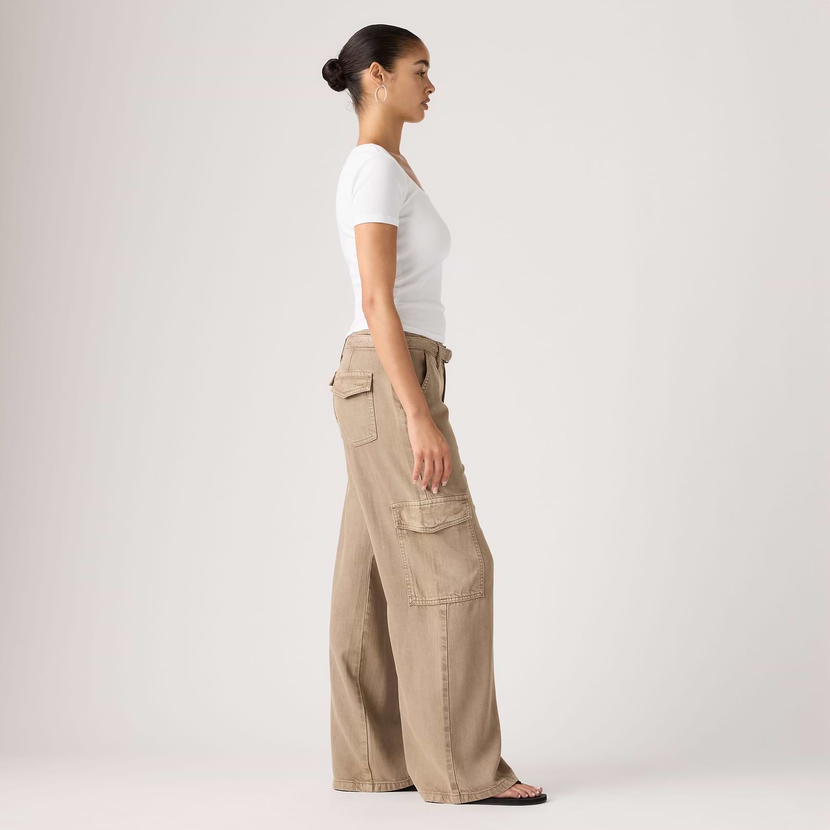Baggy Dad Cargo Women's Pants 4