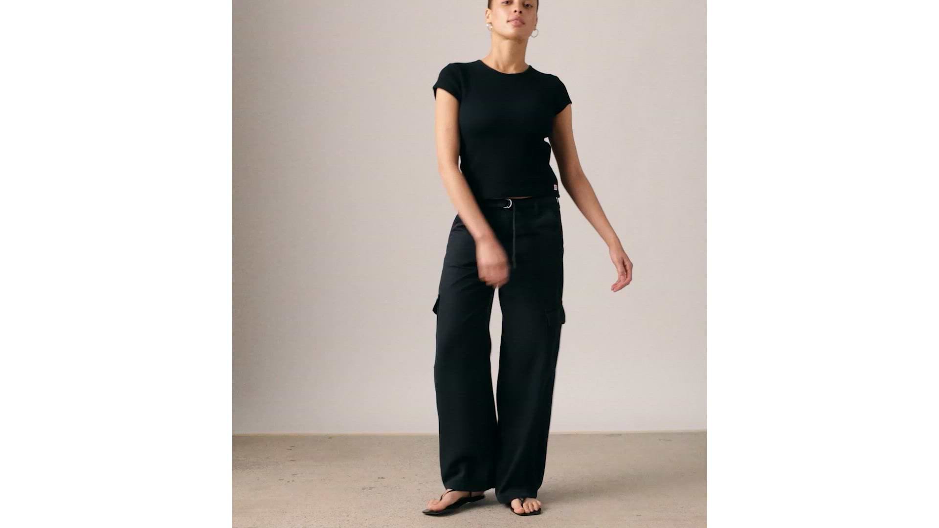 Baggy Dad Cargo Women's Pants 1