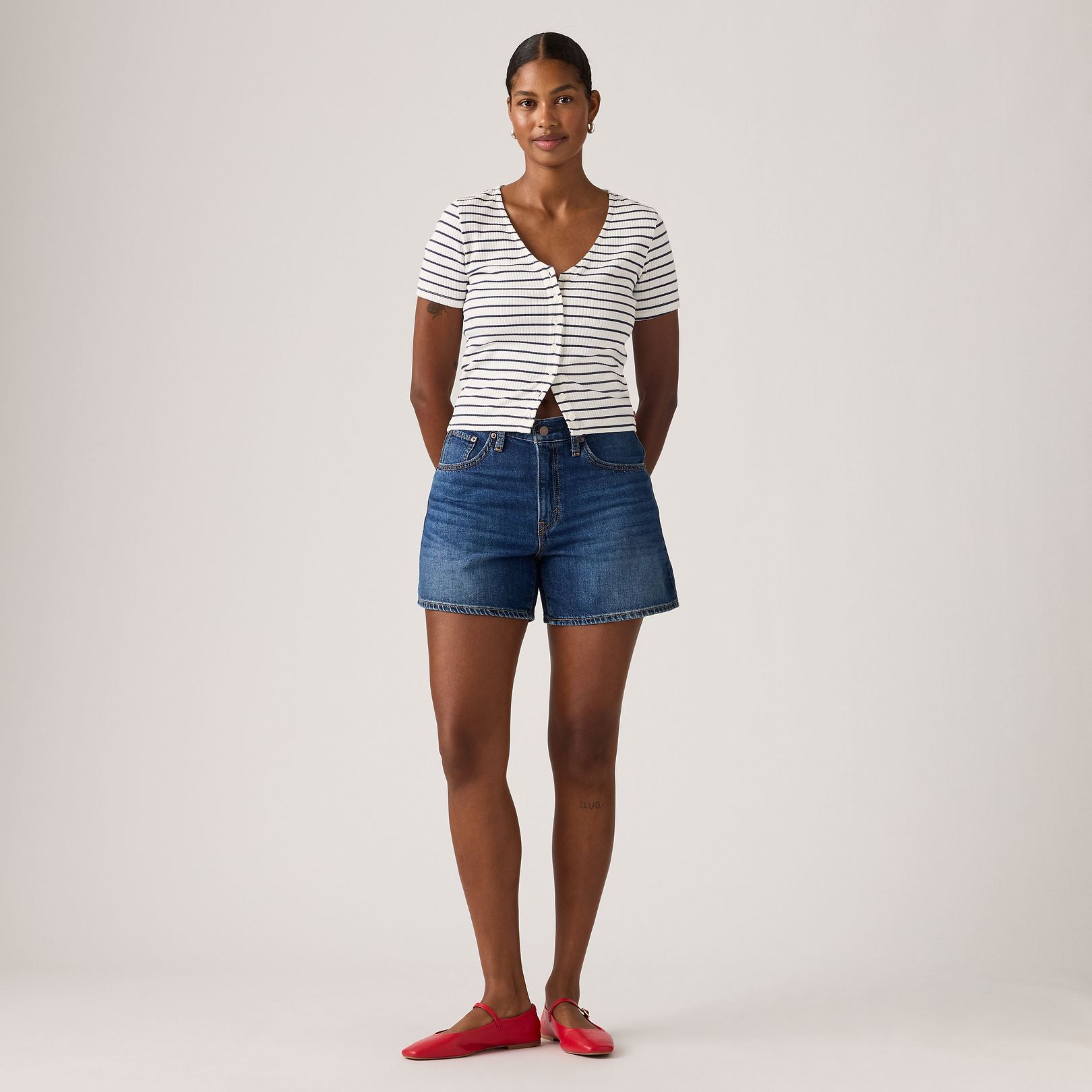 Cinch Mid-Thigh Lightweight Women's Shorts 1