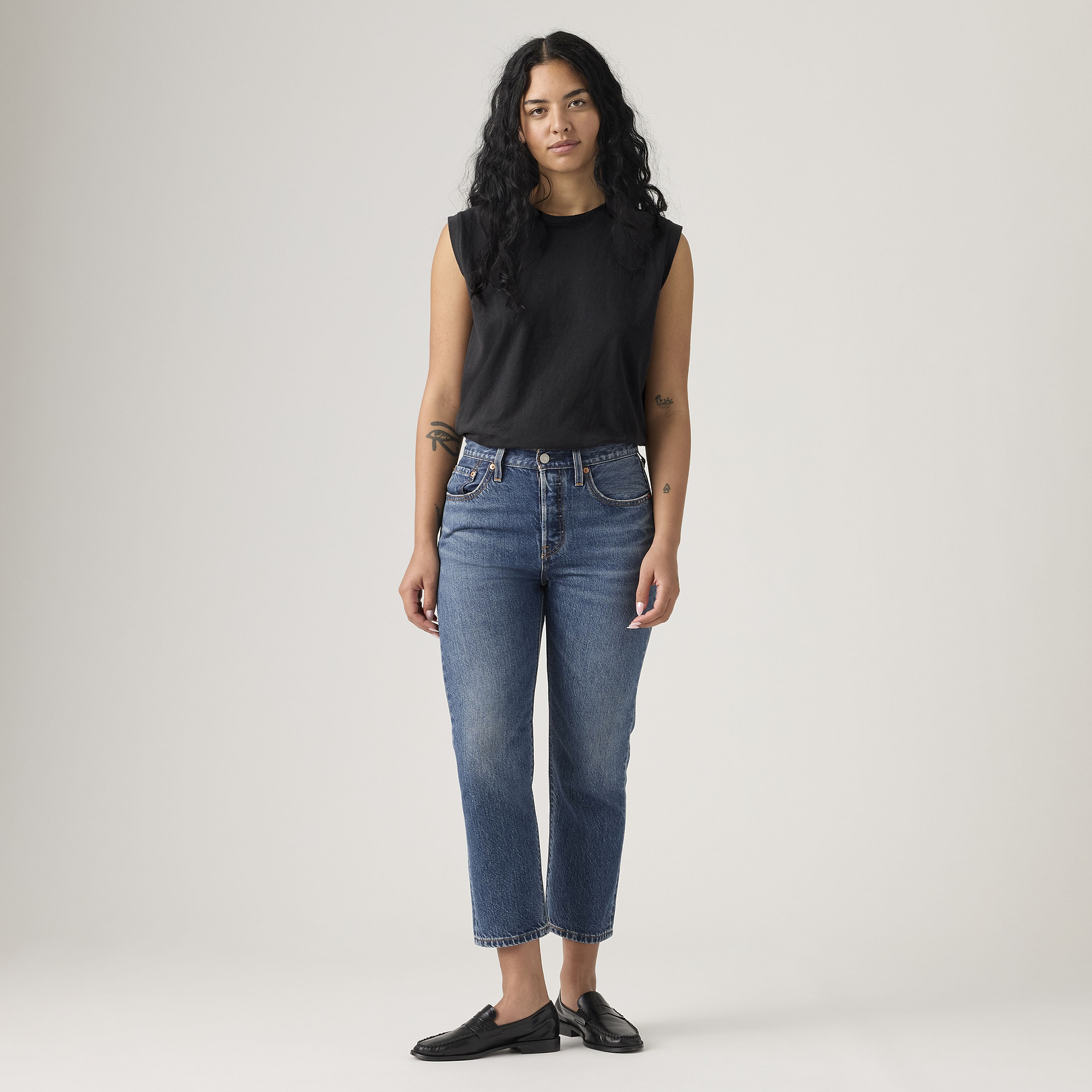 501® Original Fit Cropped Lightweight 1